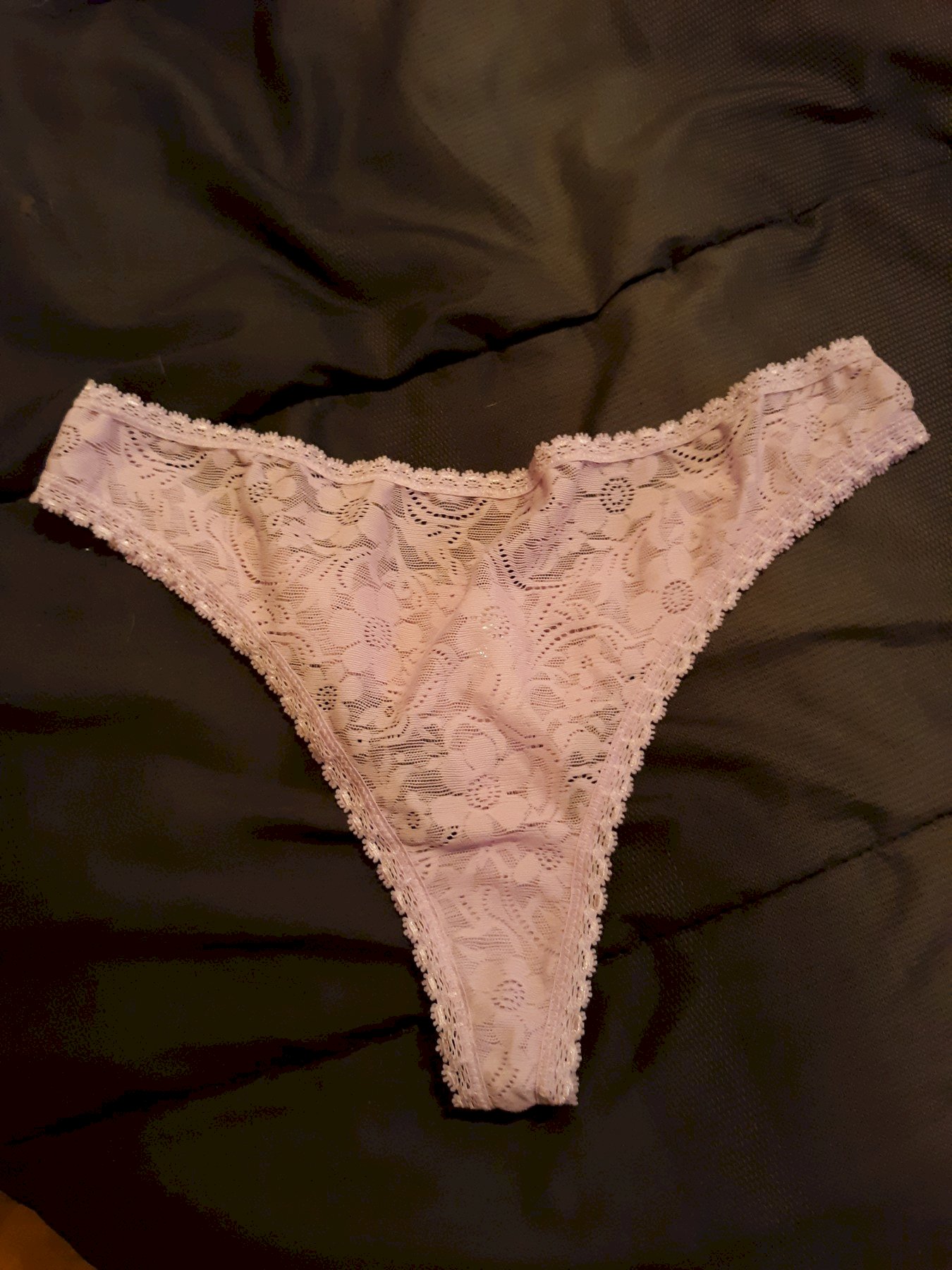 Purple Lace Thongs - World's #1 Marketplace for Used Panties