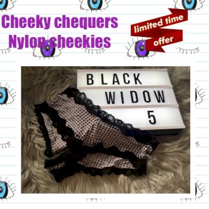 Cheeky chequers nylon Cheekies