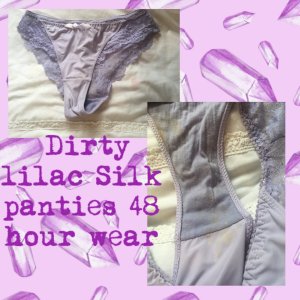 Dirty silk panties 48 hour wear !