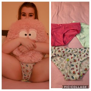 !!NEW!! Cotton cheeky panties worn how you like them!