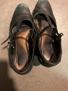 Very worn smelly work heels
