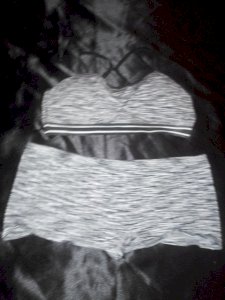 Gray Sports Bra & Panty Set