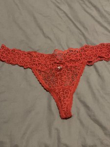 Devil red floral nylon