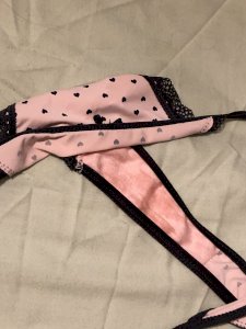 Dirty Pink thong- 2 days wear