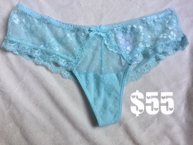 HOT TINY THONG-BLUE