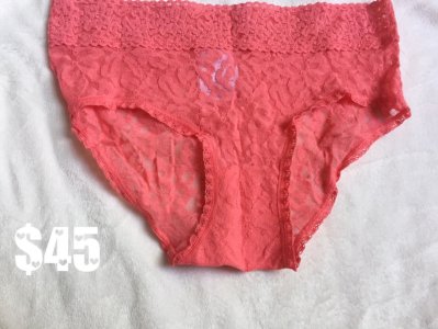 HOT LACE HIPSTERS-CORAL