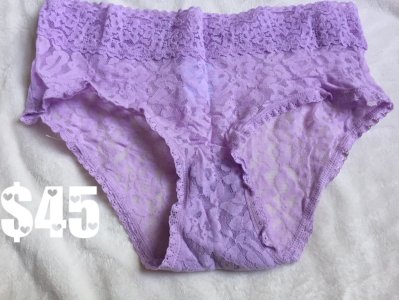 HOT LACE HIPSTER PANTIES-PURPLE