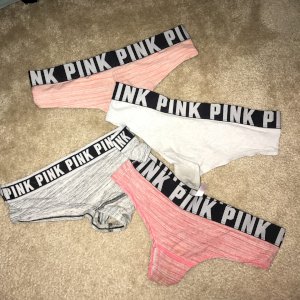 worn cheeky victoria secret panties thick waistband