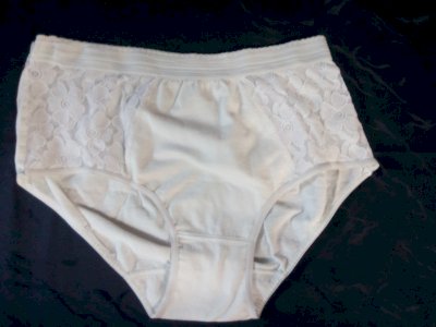 Creamy fullback mature woman panties #60