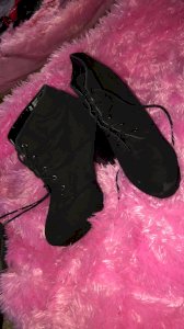 Black heels