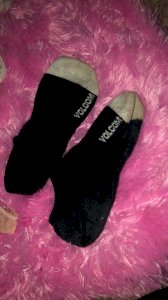 Week worn socks