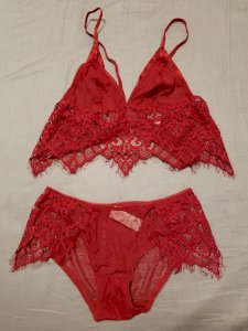 Lacy Red Lingerie