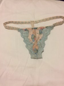 Floral thong