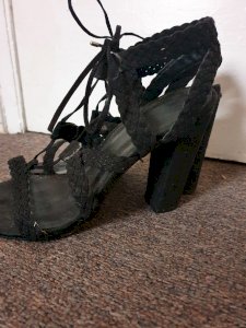 Sweaty dance teacher shoes