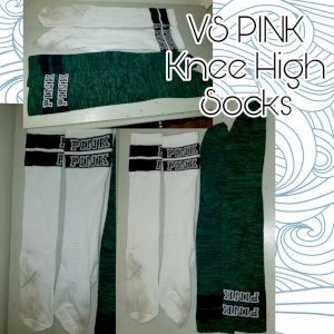 VS PINK knee high socks