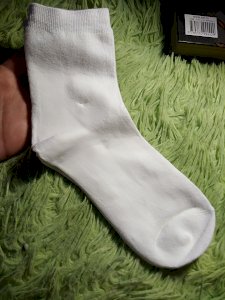just white socks