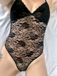 Black lace body