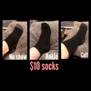 $10 black socks!