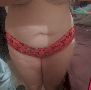 Silky Smooth Red Flower Panties