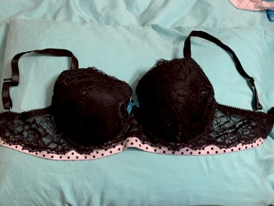 Black Lace Bra