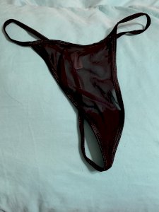 Sheer Black G-string