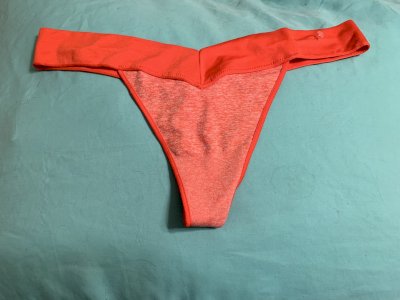 Super Soft Orange Thong
