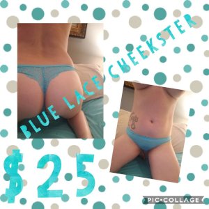 Blue lace cheekster
