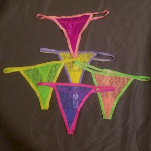 Neon Lace G Strings!