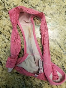 Dirty sweaty wet gym panties