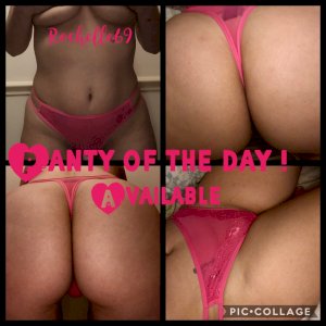 Perfect pink panties , caged pink thong , cotton gusset .