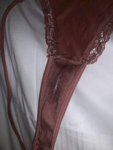 Freshly creamed g-string