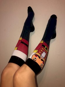 Nutcracker knee high socks!