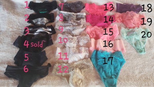Cotton thongs