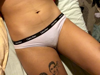 Purple panties.