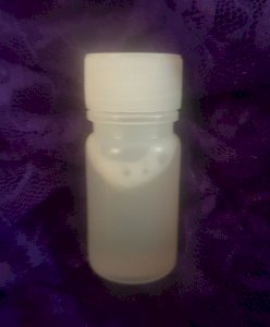 10 ml bottle of my homemade spit lube