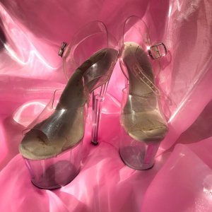 High worn heels