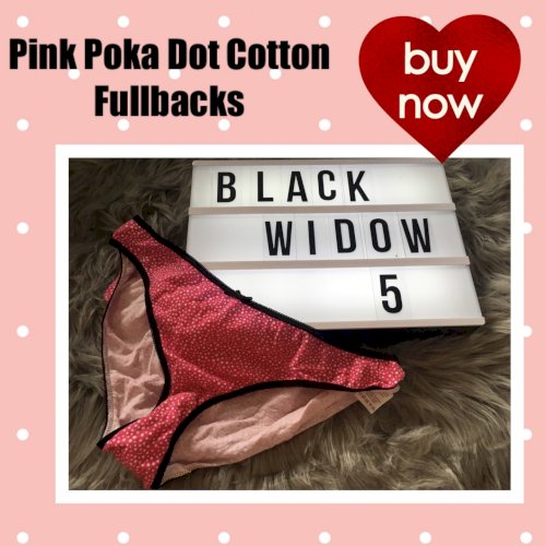Pink polka dot Cotton Fullbacks