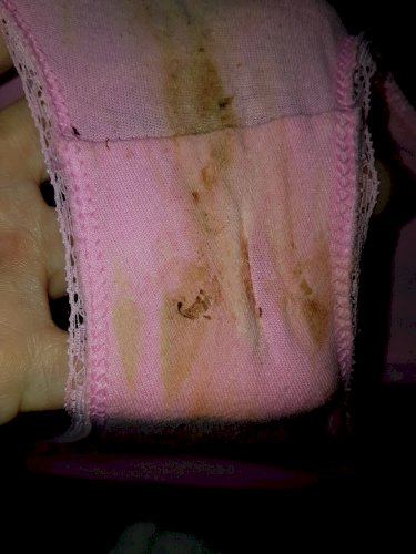 Dirty pink cotton panties