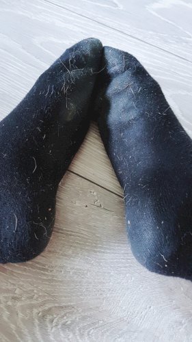 Filthy black socks