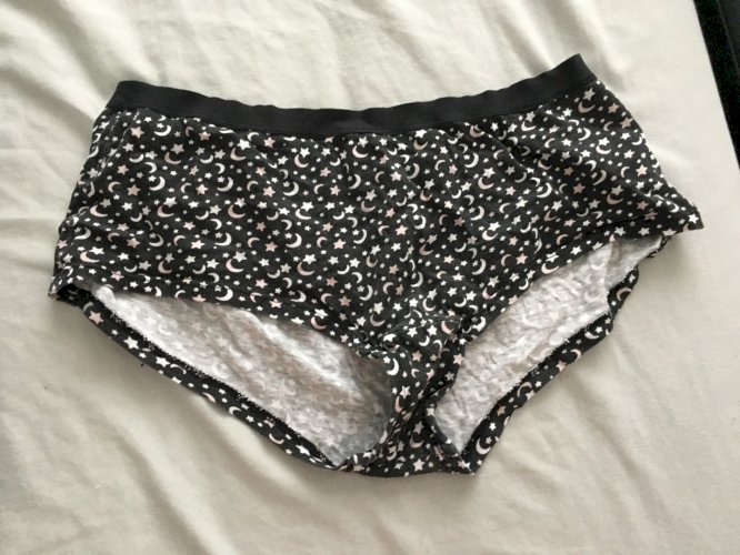 Black starry panties