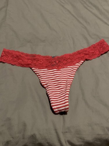 Red strip cotton/nylon