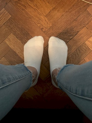 little white socks :)