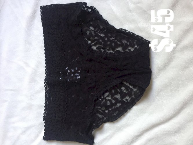 HOT LACE HIPSTERS-BLACK