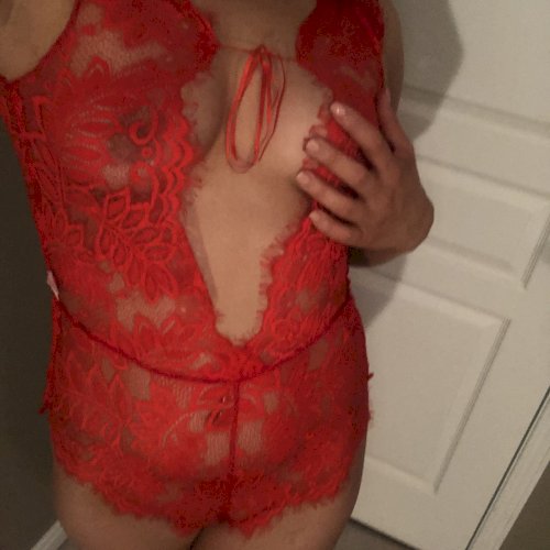 Red lace jumper lingerie (M)