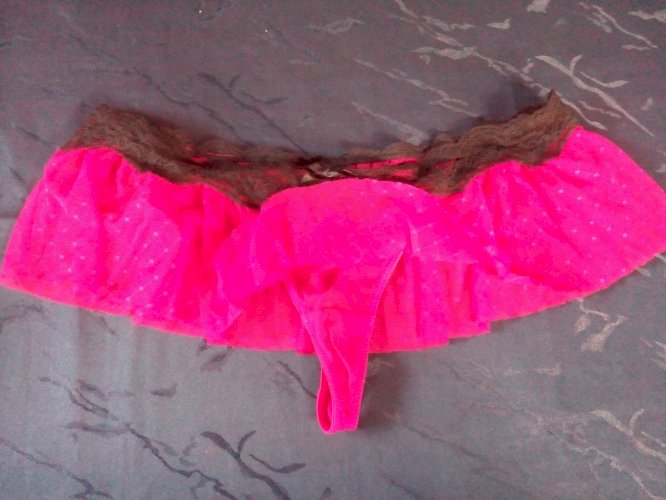Pink lewd night MILF panties #65