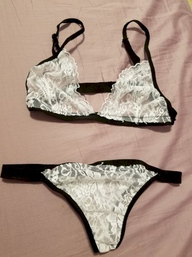Sheer See-Through Laced Lingerie Set