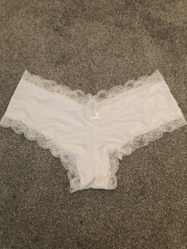 Creamy white Brazilian panties