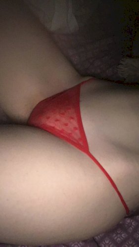 Sexy red g-string