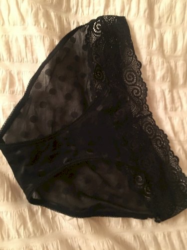 Black full back panties