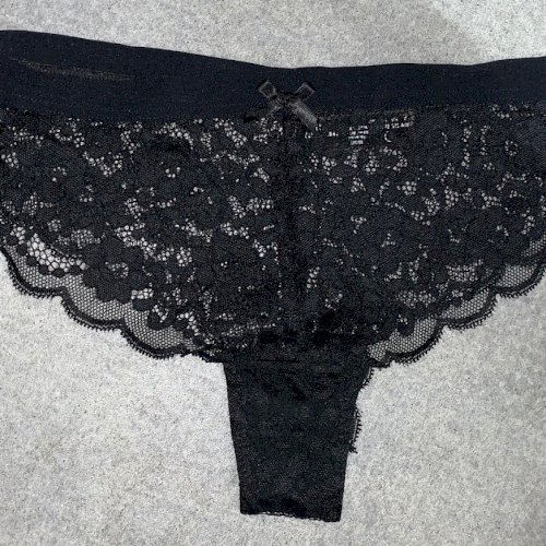 Black lace thong for sale